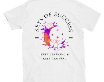 Classic Unisex Crewneck T-shirt - Keys of Success (POSITIVITY COLLECTION)