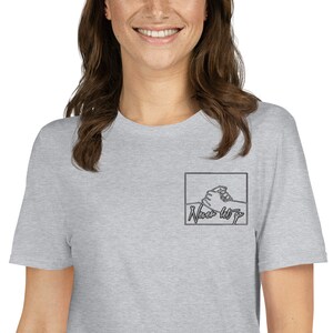 EMBROIDERY Short-Sleeve Unisex T-Shirt - Matching Shirts / Never let go