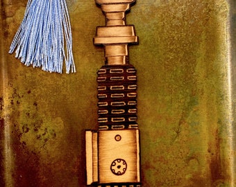 Obi-Wan Kenobi's Lightsaber - Handmade Bookmark