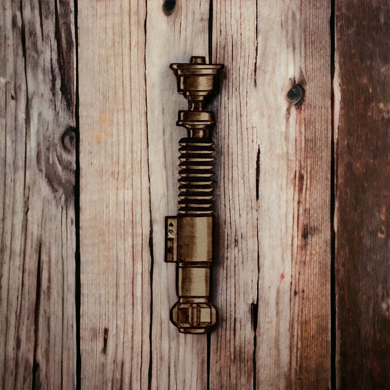 Luke Skywalker's Lightsaber Handmade Bookmark - Etsy