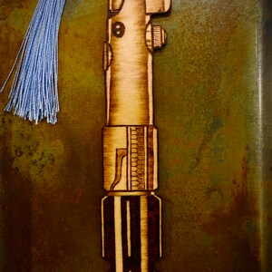 Anakin Skywalker&#39;s Lightsaber - Handmade Bookmark