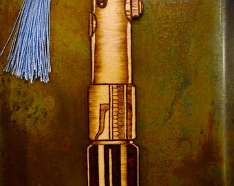 Anakin Skywalker's Lightsaber - Handmade Bookmark