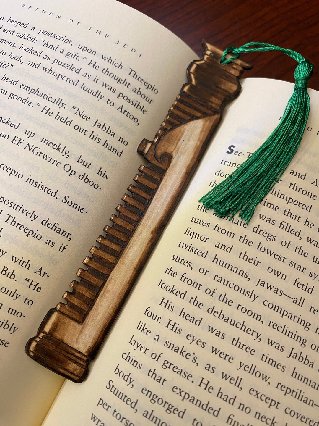 Qui-gon Jinns Lightsaber Handmade Bookmark - Etsy