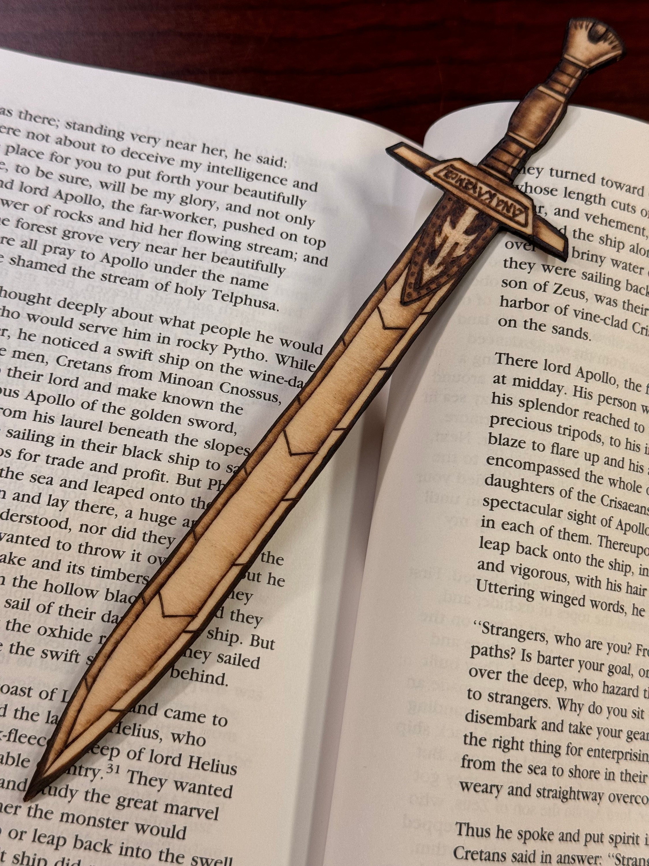 Riptide, the Sword of Percy Jackson - Handmade Bookmark - Etsy