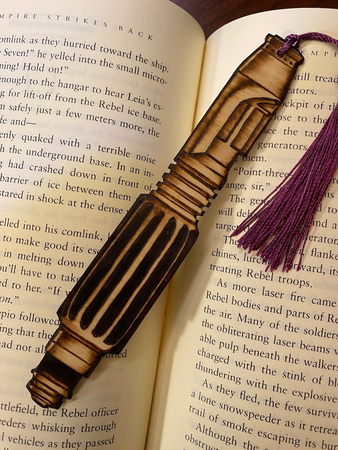 Mace Windu's Lightsaber - Handmade Bookmark - Etsy
