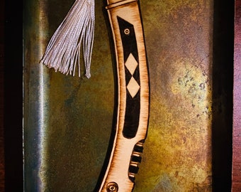 Ahsoka Tano’s Lightsaber - Handmade Bookmark