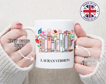 Swiftie mug | Tourtured poets department included | Personalised | Taylore Swift inspired