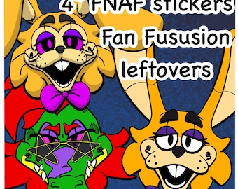 Pegatinas de FNaF de 4" **LEER DESCRIPCIÓN**