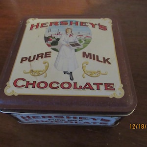 Hershey&#39;s Pure Milk Chocolate Vintage Tin