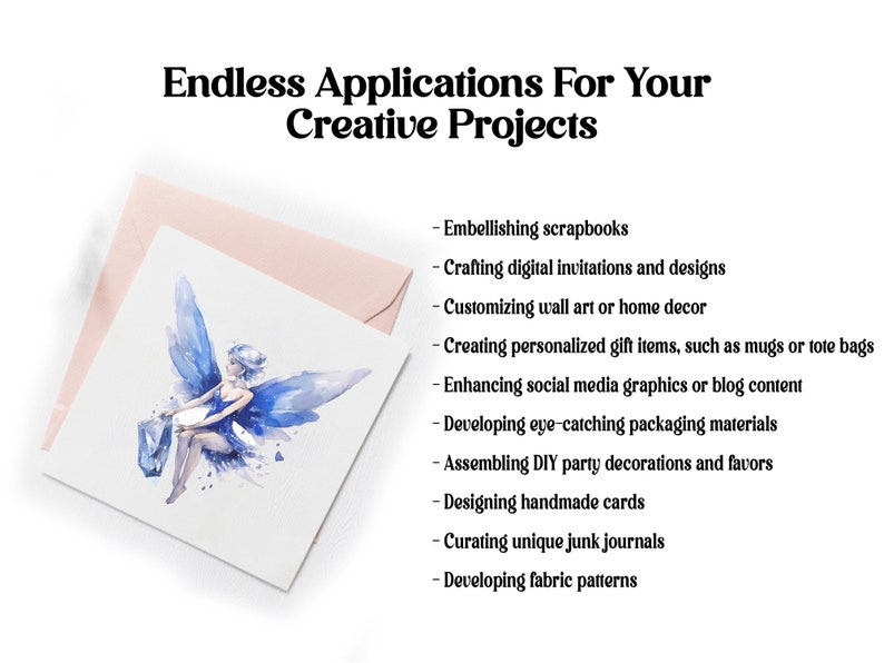 Crystal Fairy Clipart Bundle 20 Crystal Fairies Pngs Digital Download