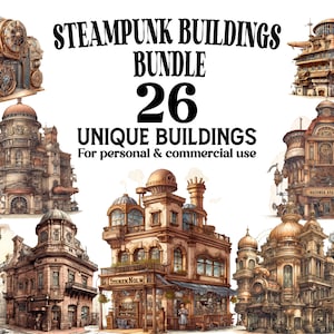 Skrap Bundle Industrial City Buildings - Digital STL Files