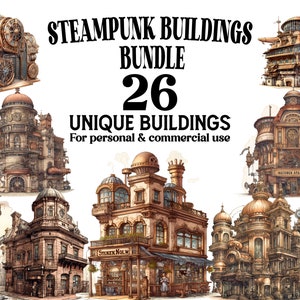 Skrap Bundle Industrial City Buildings - Digital STL Files