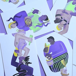 Postkarte Risoprint