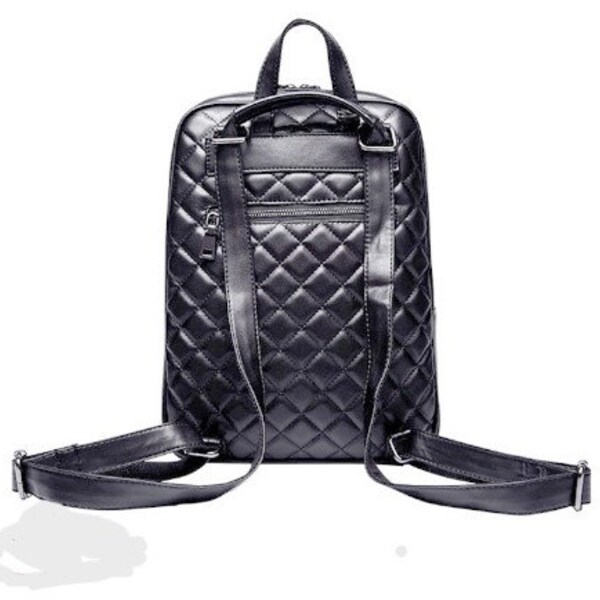 QUILTED LEATHER BACKPACK