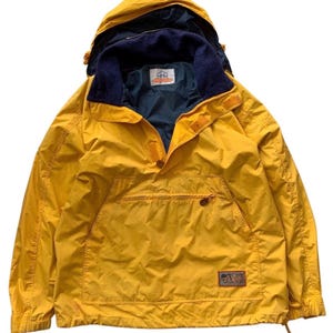 Y2K Alien Workshop Yellow Anorak Jackets Oversized USA