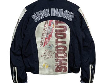 Vintage Yellow Corn Sledge Hammer Shootout Bikers Jackets - Etsy