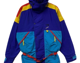 Giacca da sci vintage The North Face Gorpcore multicolore, bella
