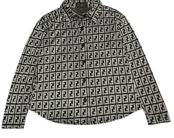 SUZANNE ONLY!! 90s Fendi Zucca Reversible Jacket - Etsy