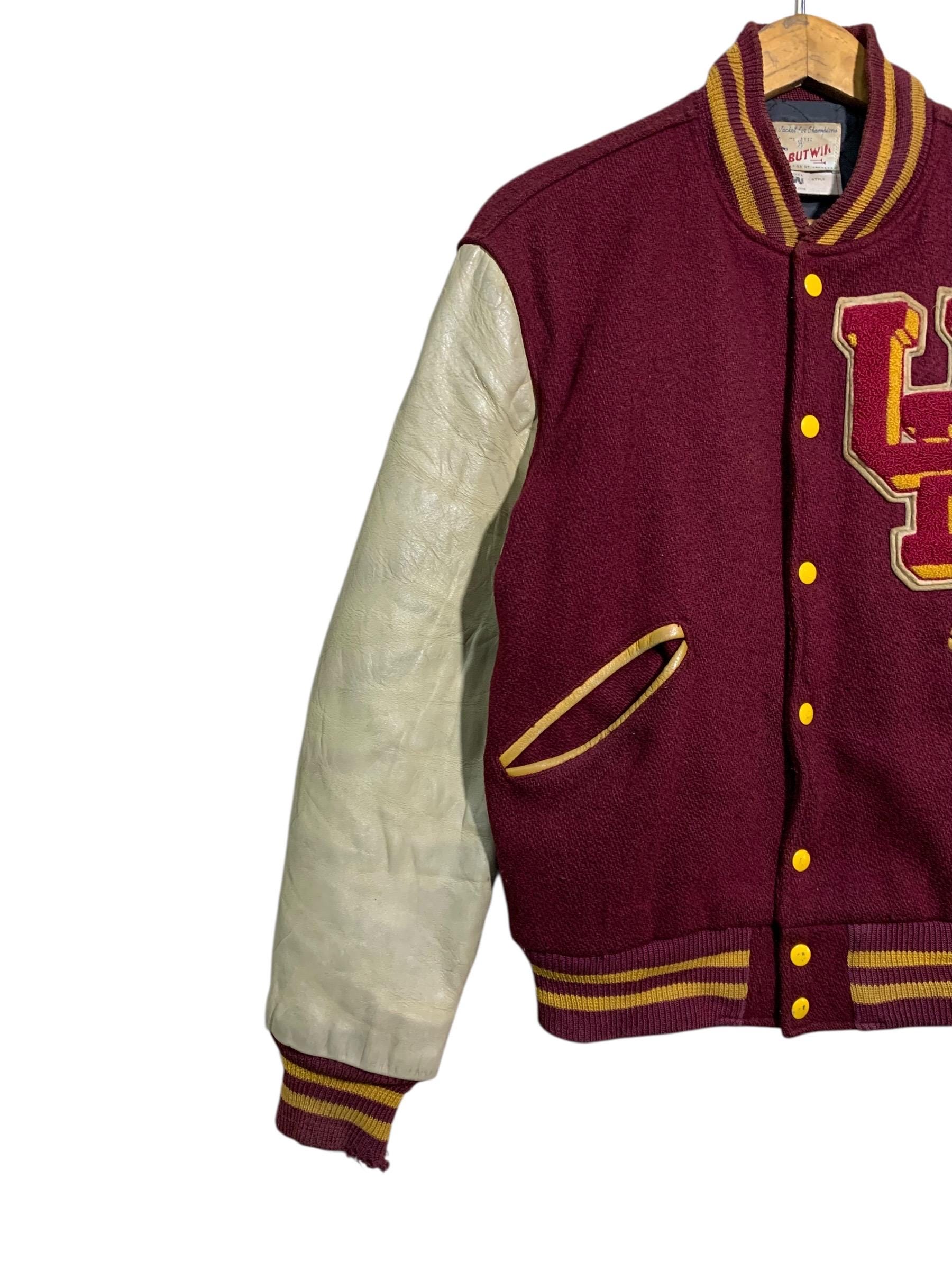60’s 70’s BUTWIN Varsity Jacket Vintage 60s-70s Distressed Vintage Butwin Varsity Jacket | eBay