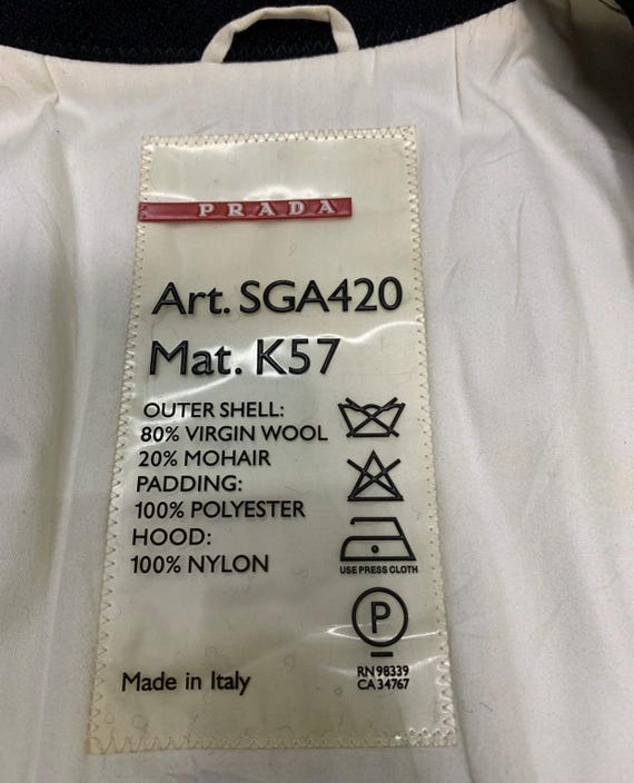 Authentic Prada Wool Deck Arctic Jacket Navy - image 13