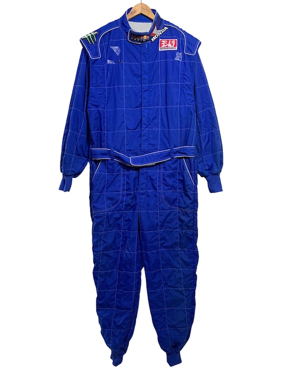 Vintage Racing Suit Coverall Yoshimura RedBull Racing