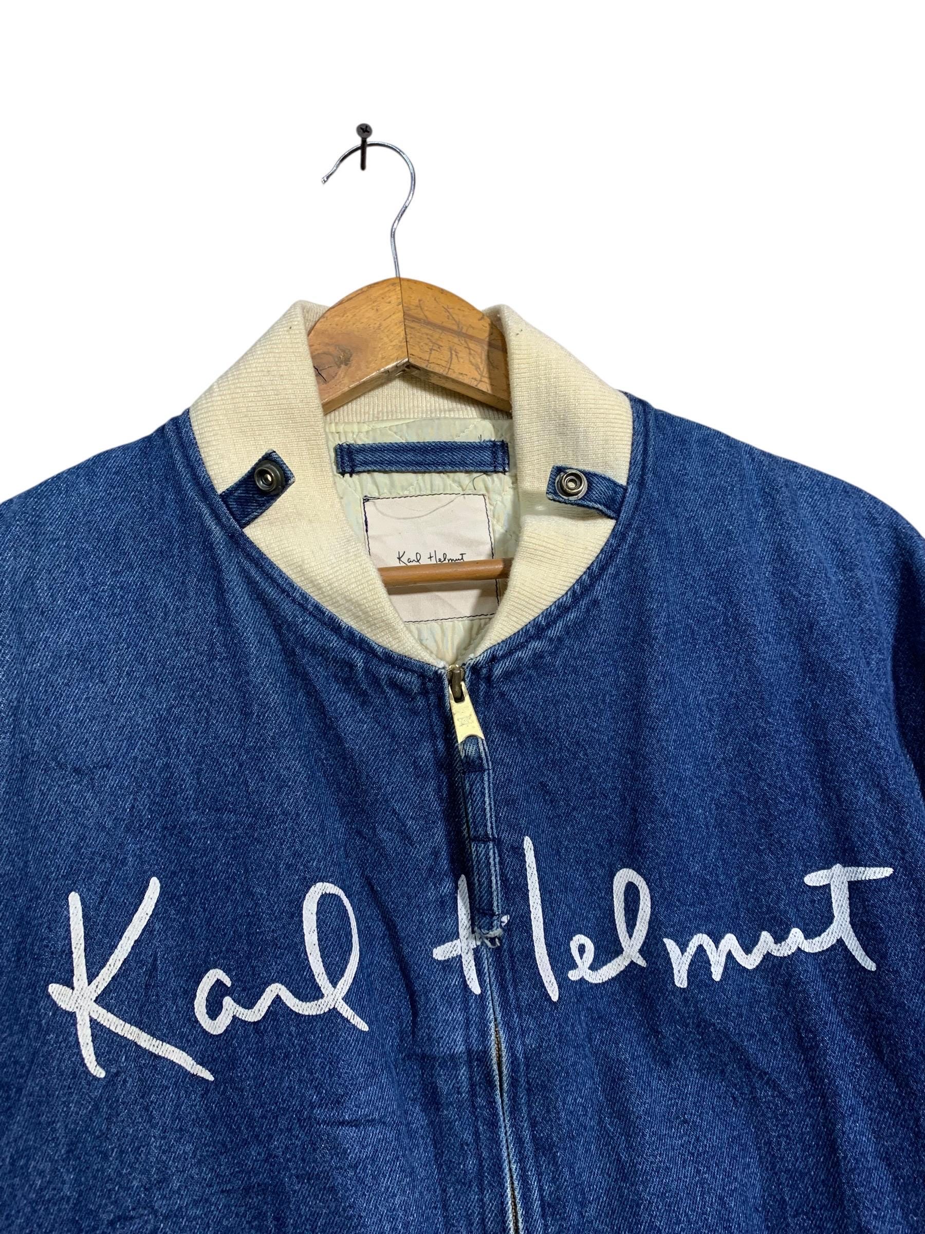 Vintage 90s Karl Helmut Denim Bombers Jackets Parachute - Etsy