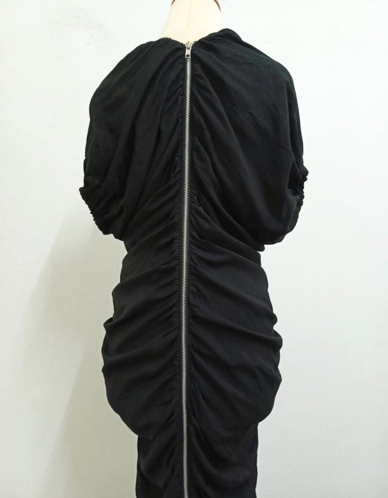 Limi Feu Zipper Maxi Dress Rayon/Silk image 8