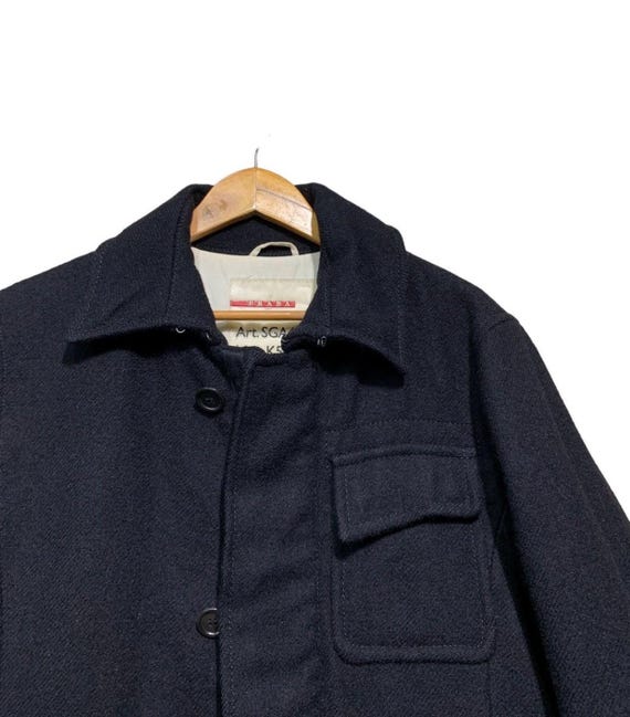 Authentic Prada Wool Deck Arctic Jacket Navy - image 10