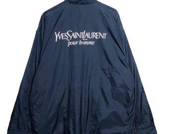 Yves Saint Laurent Pour Homme Backhit Jackets Black XL