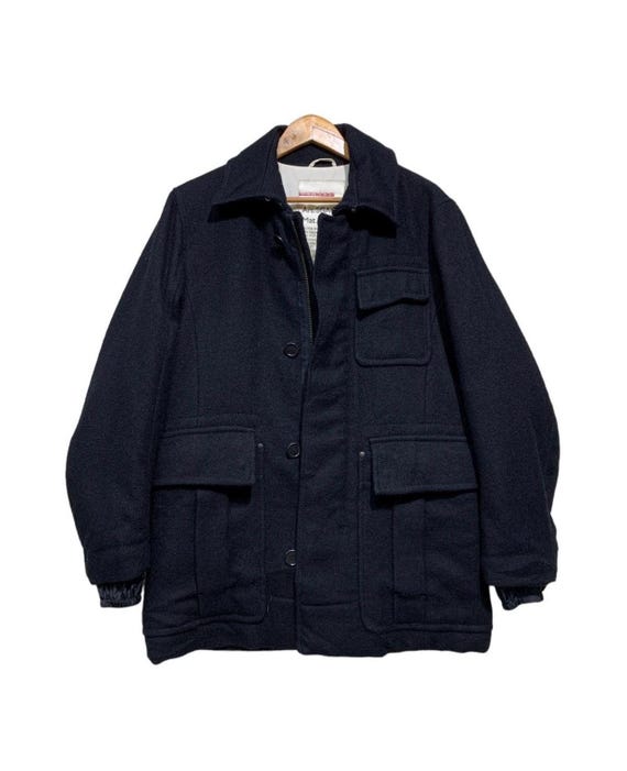 Authentic Prada Wool Deck Arctic Jacket Navy - image 2