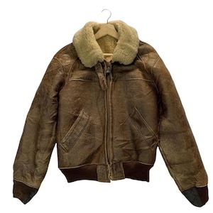 Golden Bear Vintage Leather Jacket - Etsy