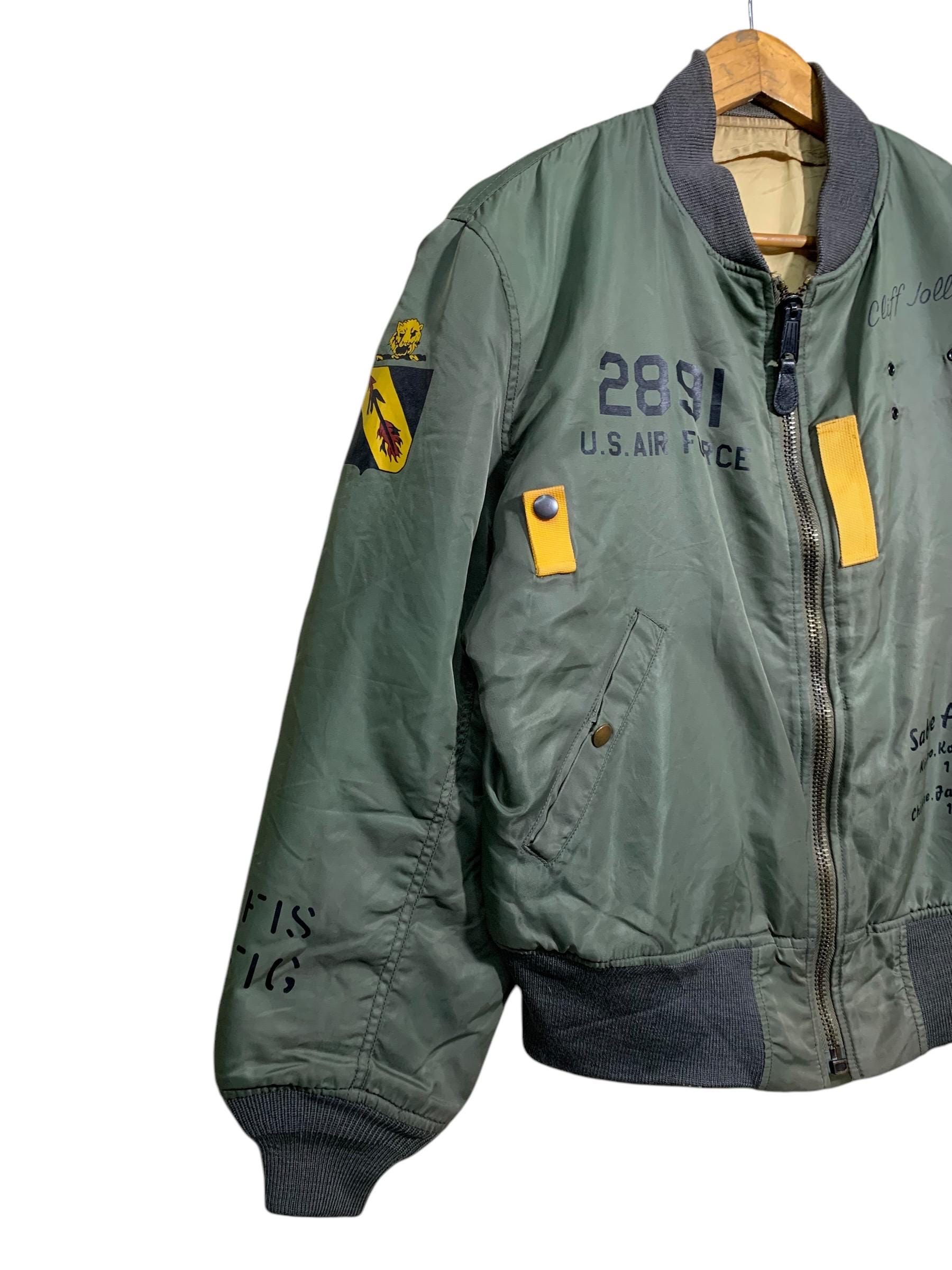 Vtg Avirex Type MA-1 Flight Bomber Jacket SIZE M - Etsy
