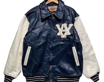 Vintage Avirex Leather Varsity Jackets Letterman