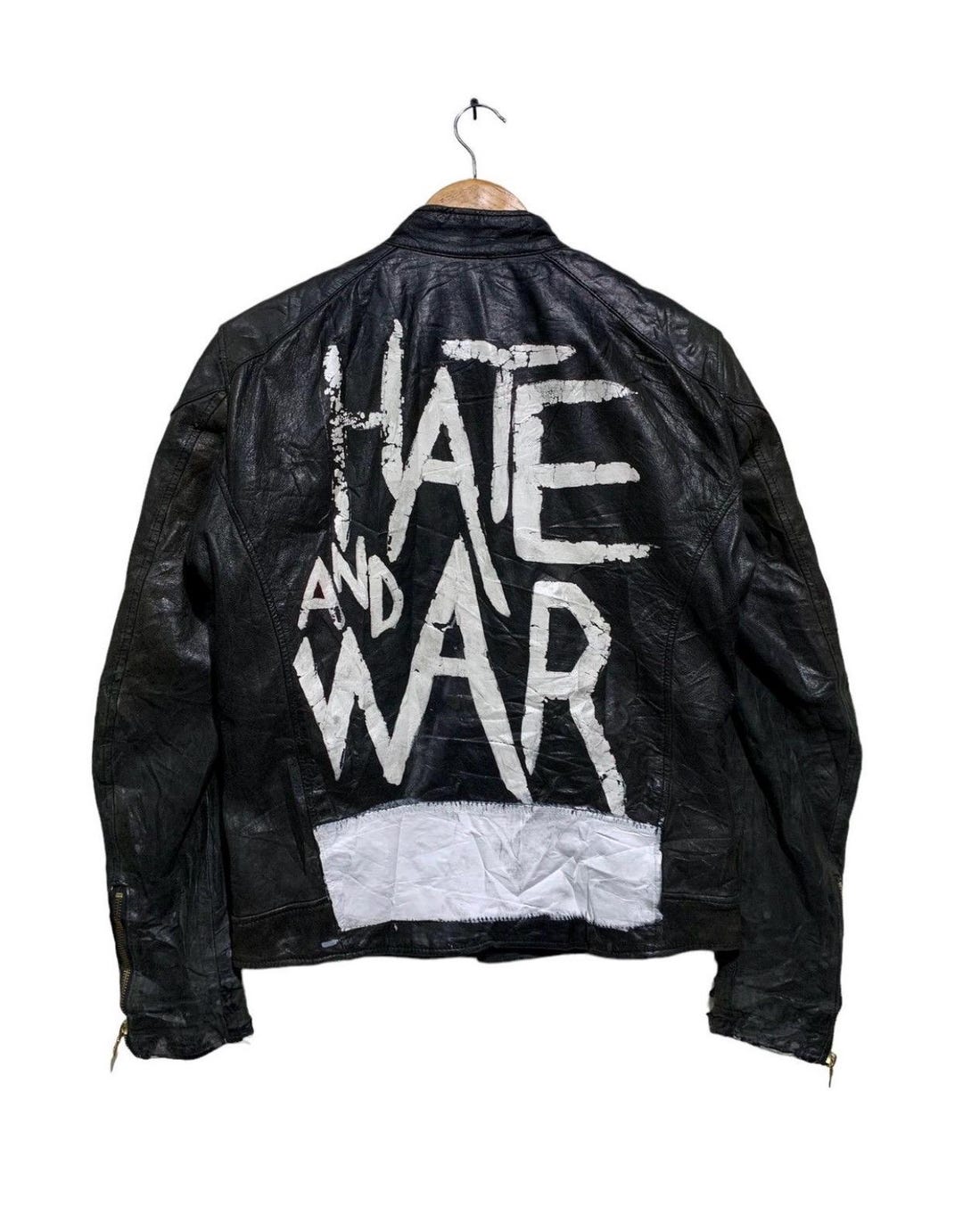 Hysteric Glamour Leather Jackets Hate N War the Clash - Etsy