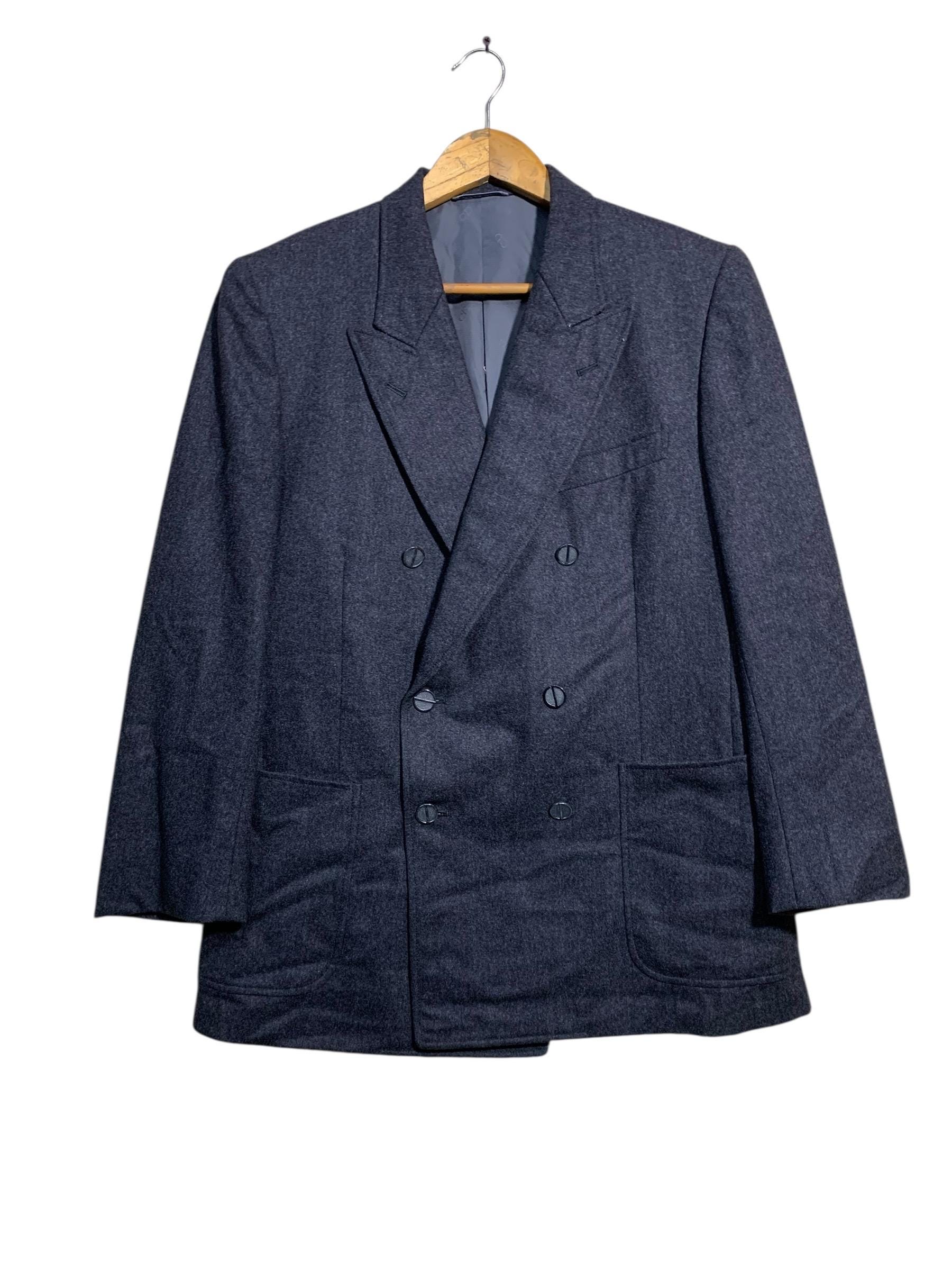 Dior Homme, Christian Dior Monsieur Wool Double Breast Coat Blazer Jacket