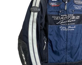 Bates Custom Leather Riding Jackets Racing With Padding - Etsy