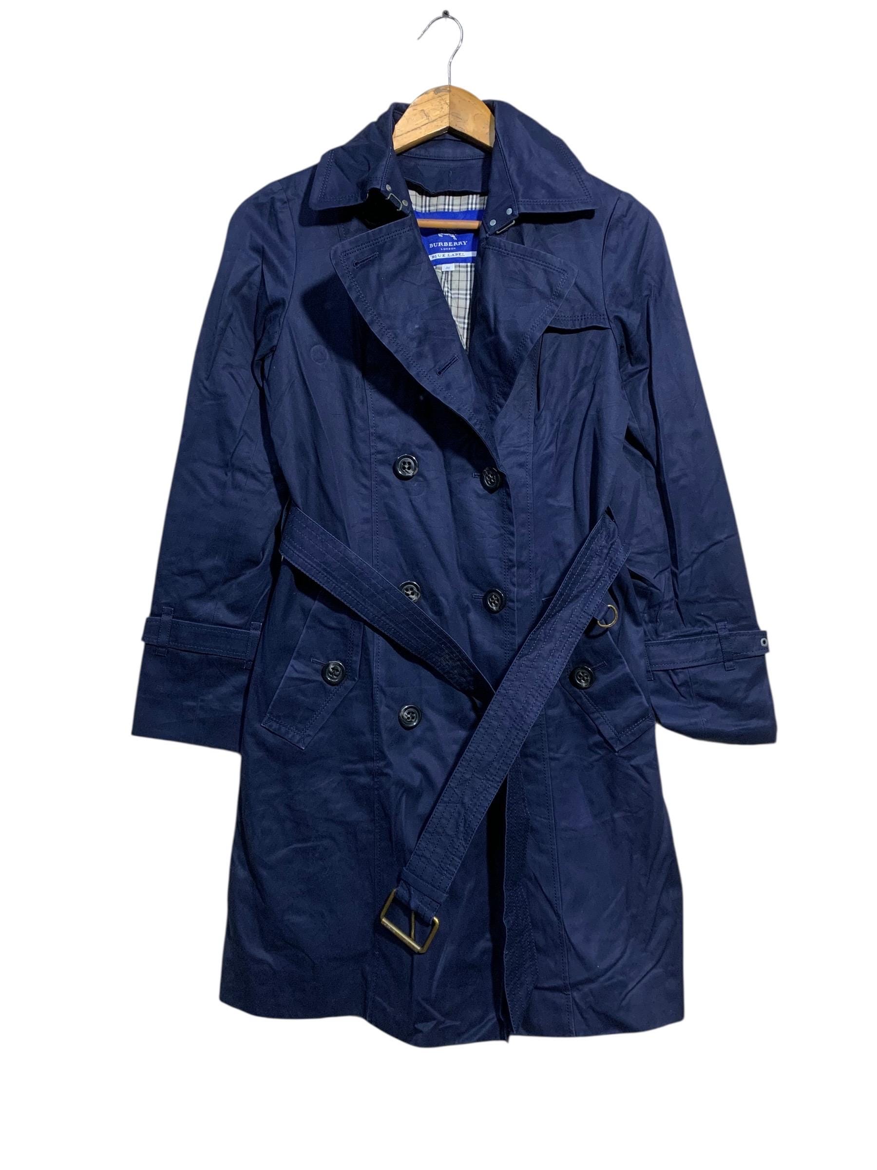 BURBERRY BLUE LABEL Navy Trench Coat