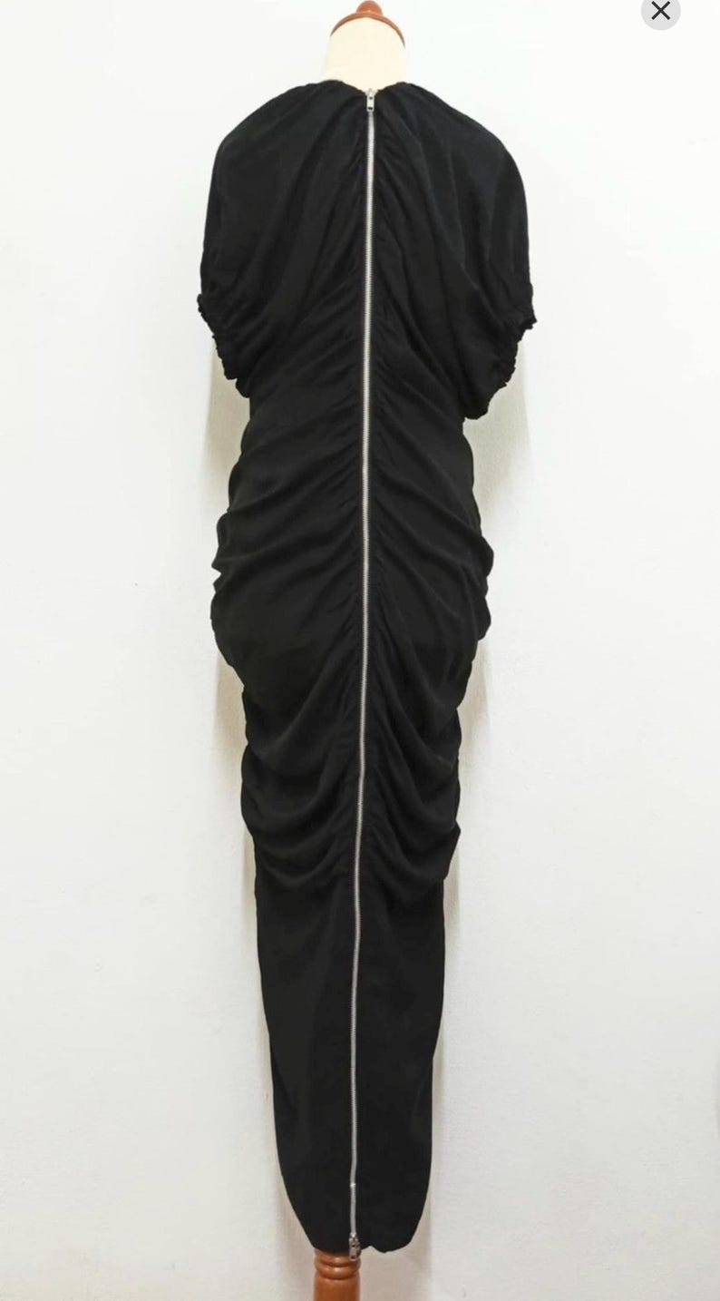 Limi Feu Zipper Maxi Dress Rayon/Silk image 9