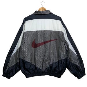 Nike Vintage 90s Big Swoosh Mesh Nylon Jacket