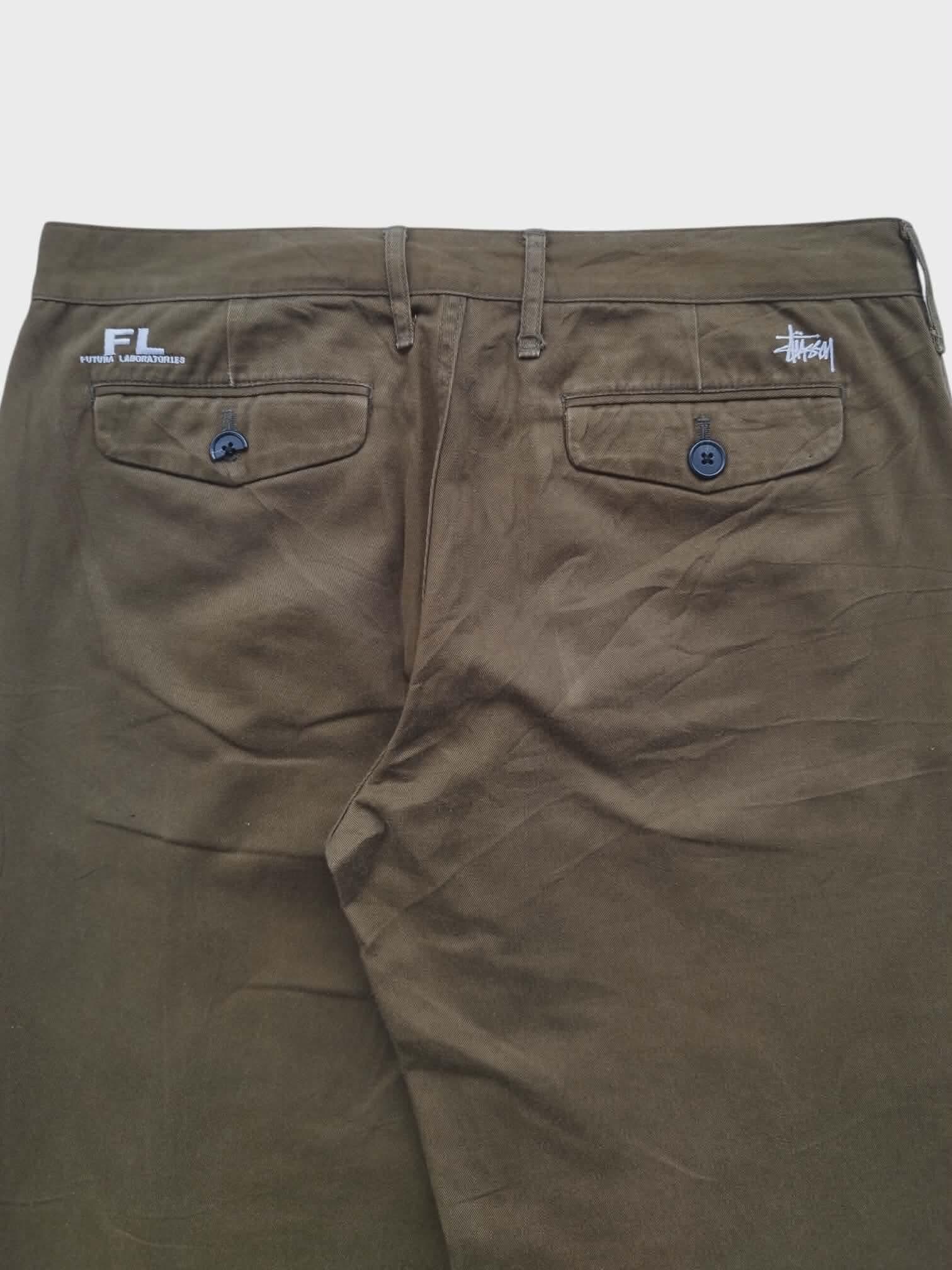 Stussy X Futura Chino Khaki Pant W34 Japan - Etsy