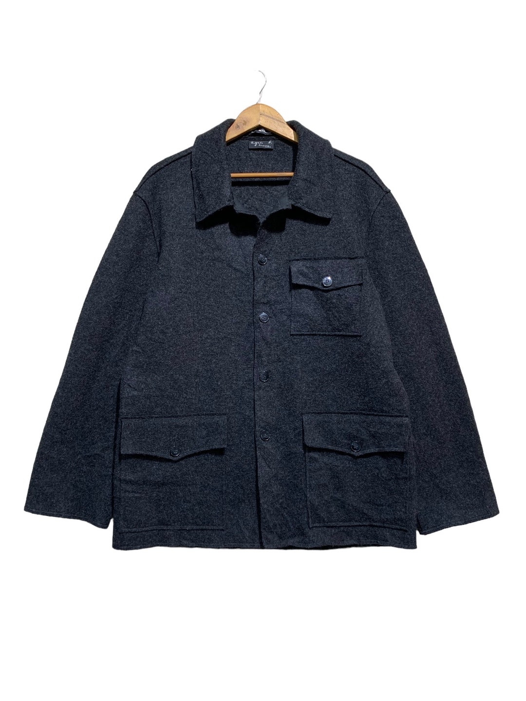 Agnes B. Homme Wool Jackets - Etsy Canada