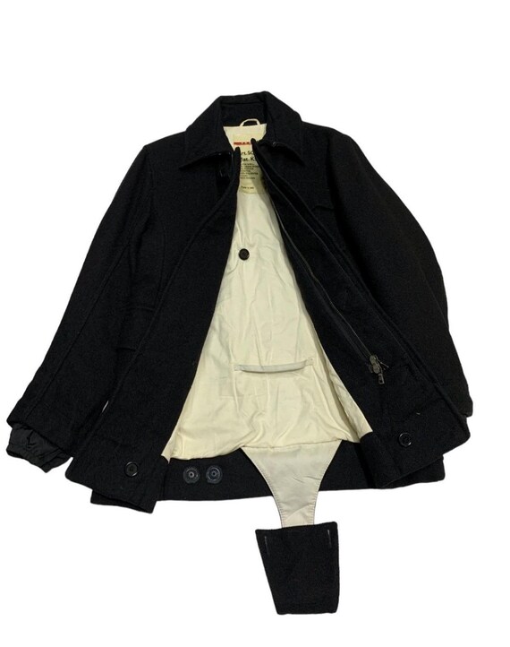 Authentic Prada Wool Deck Arctic Jacket Navy - image 3