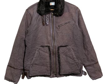 Edwin Sherpa Jacket Heavy Brown