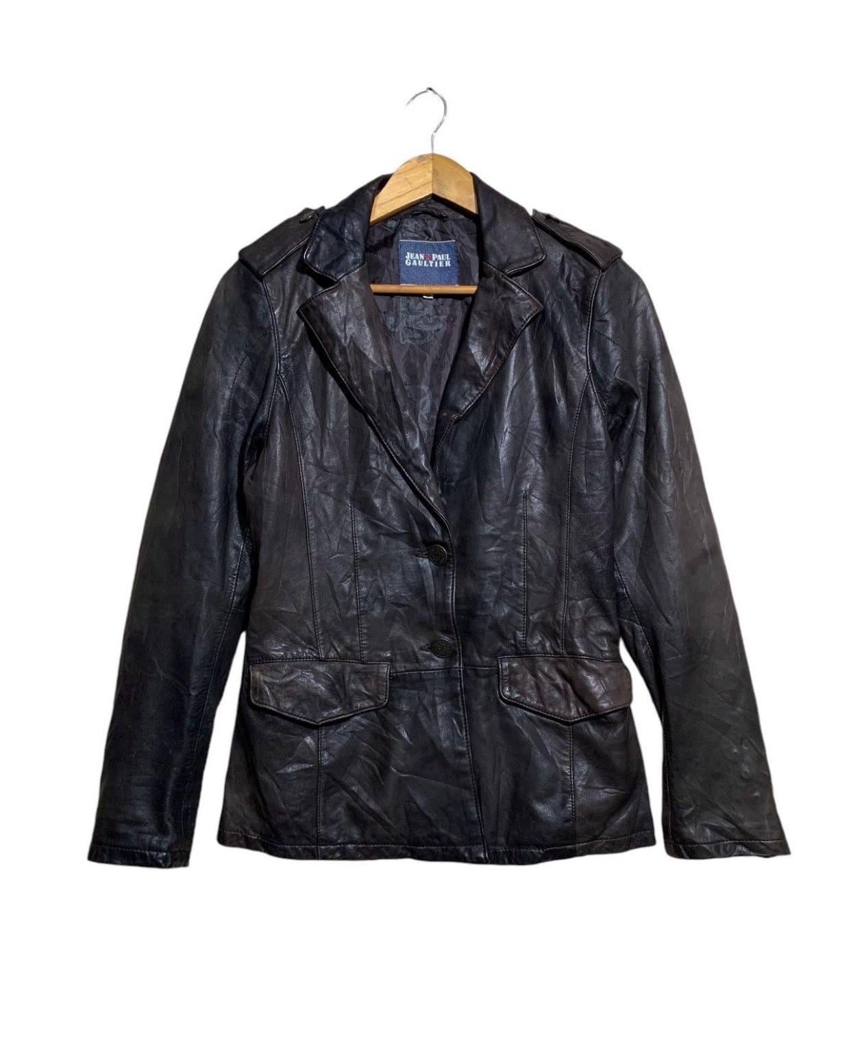 Jean Paul GAULTIERクロコダイル風レザージャケット Jean Paul Gaultier Leather Jacket - Etsy