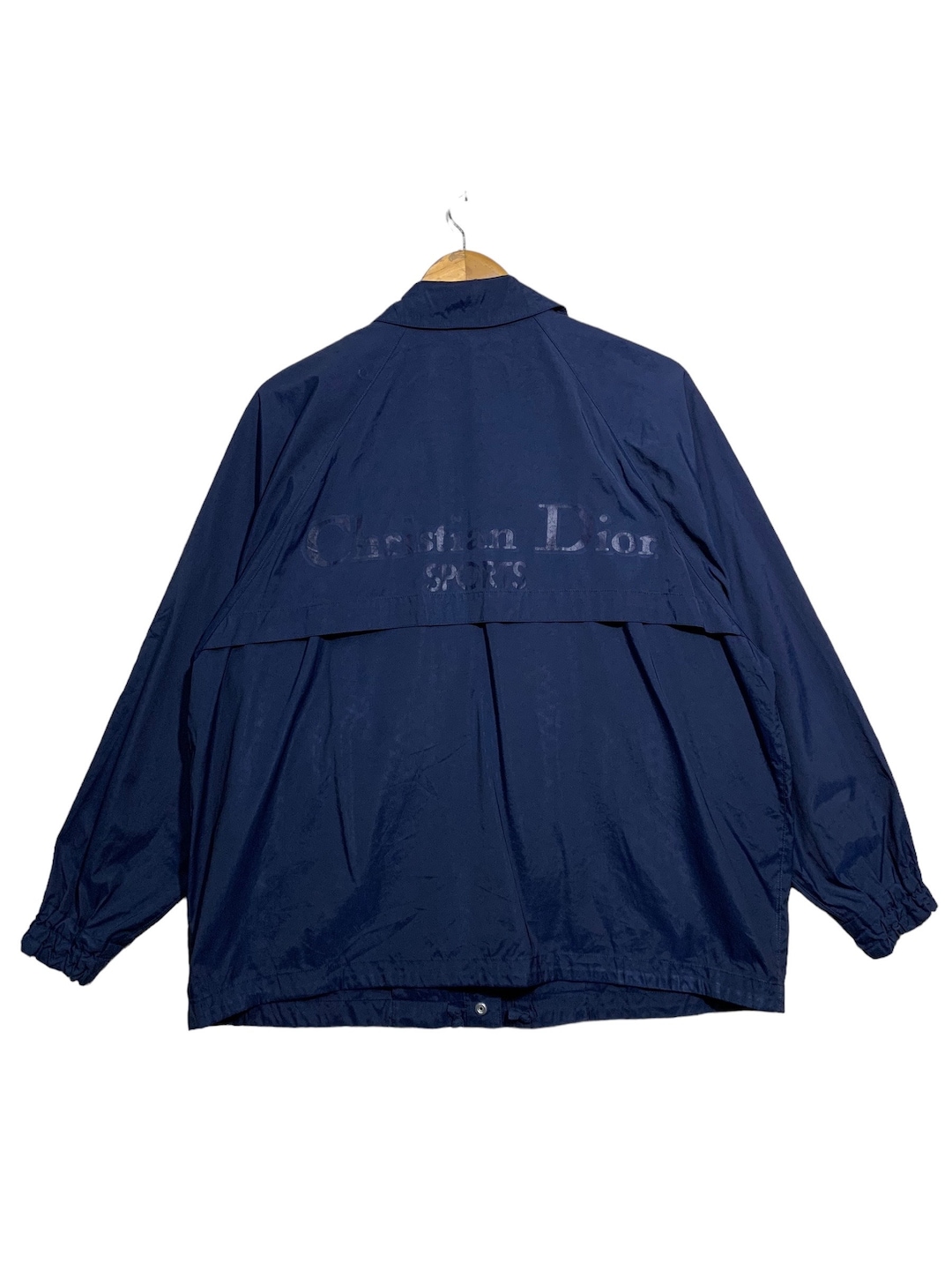 【美品 90s】Christian Dior ハリントンジャケット ネイビー L Vintage Christian Dior Nylon Bomber Jacket - Etsy