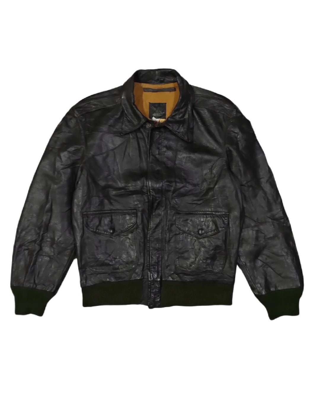 Vintage I Spiewak & Son Type A2 Leather Flyers Jacket Brown - Etsy