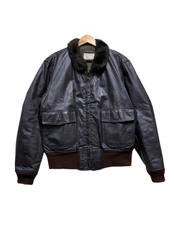 d*e様 80s G-1 real leather bomber jacket 80s type G-1 real leather bomber jacket