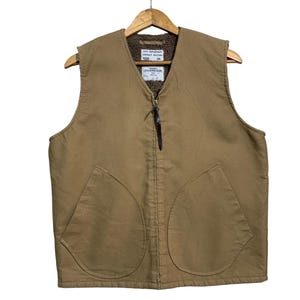 USN Deck Weste Jacke Braun