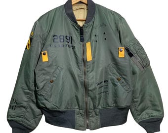 AVIREX JACKET TYPE-G1 ミリタリージャケット Vtg Avirex Type MA-1 Flight Bomber Jacket SIZE M - Etsy