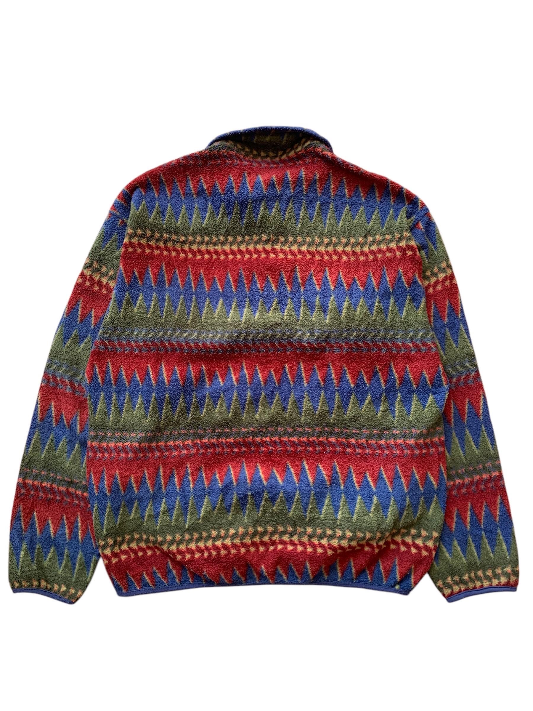Vintage Patagonia 1996 Synchilla Minnehaha Flame Native Snap T USA